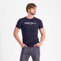 CASTELLI Cyklistické triko s krátkým rukávem - CASTELLI '76 - modrá XL