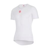 CASTELLI Cyklistické triko s krátkým rukávem - PRO ISSUE - bílá M