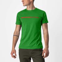 CASTELLI Cyklistické triko s krátkým rukávem - VENTAGLIO TEE - zelená 2XL