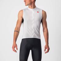 CASTELLI Cyklistický dres bez rukávů - ENTRATA VI - šedá/oranžová/ivory L