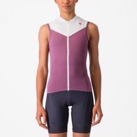 CASTELLI Cyklistický dres bez rukávů - SOLARIS - fialová XL