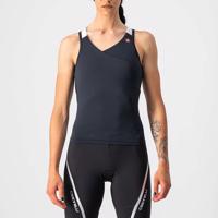 CASTELLI Cyklistický dres bez rukávů - SOLARIS LADY - černá/bílá S