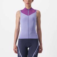 CASTELLI Cyklistický dres bez rukávů - SOLARIS LADY - fialová L