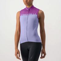 CASTELLI Cyklistický dres bez rukávů - VELOCISSIMA LADY - fialová XL