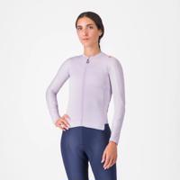 CASTELLI Cyklistický dres s dlouhým rukávem letní - ESPRESSO - fialová S
