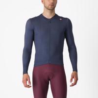 CASTELLI Cyklistický dres s dlouhým rukávem letní - ESPRESSO - modrá M