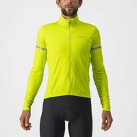 CASTELLI Cyklistický dres s dlouhým rukávem zimní - FONDO 2 WINTER - žlutá 3XL