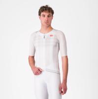 CASTELLI Cyklistický dres s krátkým rukávem - AERO RACE 8S - bílá 2XL