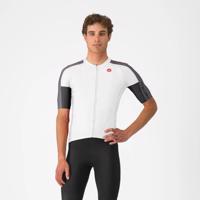 CASTELLI Cyklistický dres s krátkým rukávem - ENTRATA 6 - ivory/šedá
