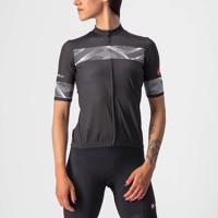 CASTELLI Cyklistický dres s krátkým rukávem - FENICE LADY - bílá/černá