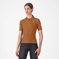CASTELLI Cyklistický dres s krátkým rukávem - LIBERA 2 - hnědá