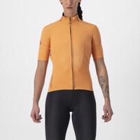 CASTELLI Cyklistický dres s krátkým rukávem - PERFETTO ROS 2 W WIND - oranžová S