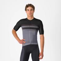 CASTELLI Cyklistický dres s krátkým rukávem - SIMBOLO - šedá/černá 3XL