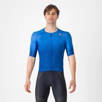CASTELLI Cyklistický dres s krátkým rukávem - UPF - modrá M
