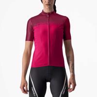 CASTELLI Cyklistický dres s krátkým rukávem - VELOCISSIMA LADY - růžová/červená S