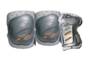 Chrániče Tempish Cool Max 3 silver/orange