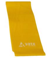 Cvičební pás Fit Band 25mX15cm, měkky, žlutý
