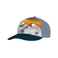 Cyklistická čepice - TRUCKER RYSY - oranžová/šedá L-XL