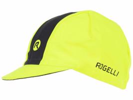 Cyklistická kšiltovka pod helmu Rogelli RETRO reflexně žluto-černá 009.967