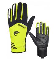 Cyklistické rukavice Chiba 2nd SKIN černo/žluté 31239.03-1