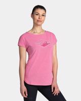 Dámské bavlněné tričko Kilpi NELLIM-W Růžová