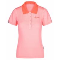 Dámské funkční polo tričko Kilpi COLLAR-W světle růžové