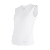 Dámské scampolo Sensor Coolmax Fresh Air V-neck bílé 17100019