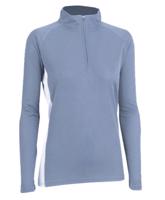 Dámské triko TrekMates Zip Top modrá