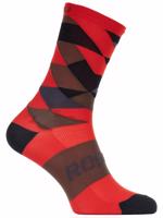 Designové funkční ponožky Rogelli SCALE 14, červené 007.153