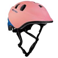 Dětská cyklistická přilba Spokey CHERUB 52-56 cm, růžovo-modrá