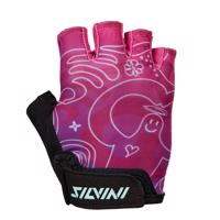Dětské cyklo rukavice Silvini Punta CA1438 black/fuchsia
