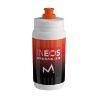 ELITE Cyklistická láhev na vodu - FLY 550 INEOS GRENADIER 2025 - bílá/červená/černá