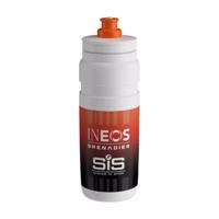 ELITE Cyklistická láhev na vodu - FLY 750 INEOS GRENADIER 2025 - bílá/červená/černá