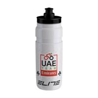 ELITE Cyklistická láhev na vodu - FLY 750 UAE TEAM EMIRATES 2025 - bílá/vícebarevná