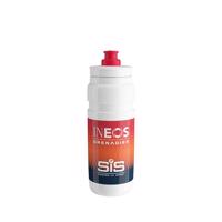 ELITE Cyklistická láhev na vodu - FLY INEOS GRENADIERS 750ml - bílá/oranžová/červená