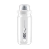 ELITE Cyklistická láhev na vodu - FLY MTB 550 ml - transparentní