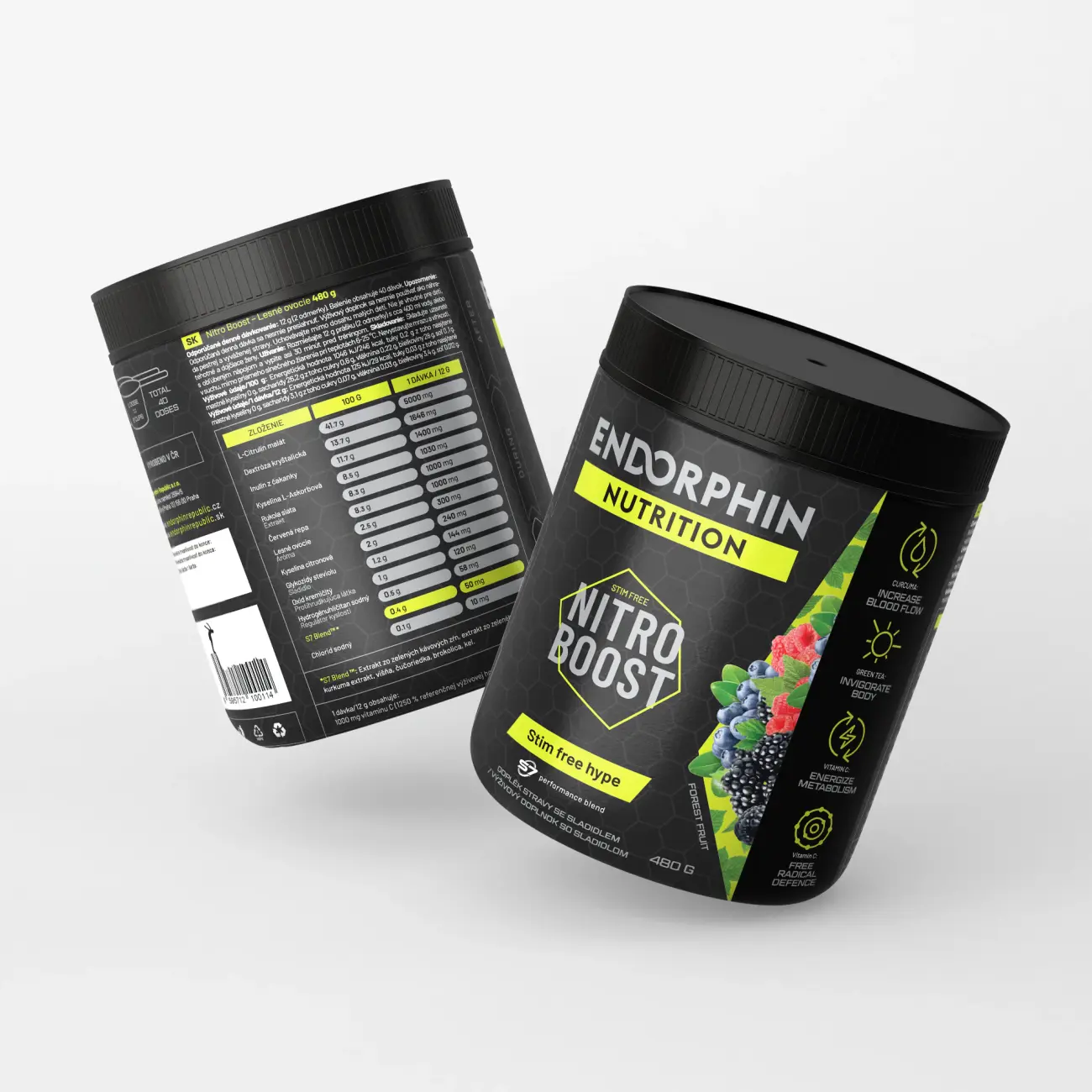 ENDORPHIN NUTRITION nápoj - NITRO BOOST 480g