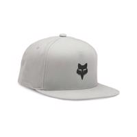 FOX Cyklistická čepice - FOX HEAD SNAPBACK - šedá UNI