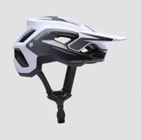 FOX Cyklistická přilba - SPEEDFRAME PRO DEFY - bílá/šedá (55–59 cm)