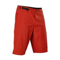 FOX Cyklistické kalhoty krátké bez laclu - RANGER - červená M