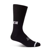 FOX Cyklistické ponožky klasické - DEFEND CREW - černá