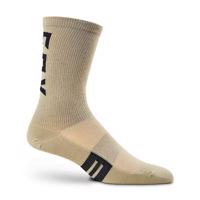 FOX Cyklistické ponožky klasické - FLEXAIR MERINO - hnědá