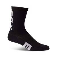 FOX Cyklistické ponožky klasické - FLEXAIR MERINO LADY - černá