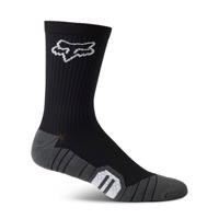 FOX Cyklistické ponožky klasické - RANGER CUSHION - černá/šedá