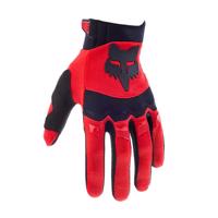 FOX Cyklistické rukavice dlouhoprsté - DIRTPAW - černá/červená XL