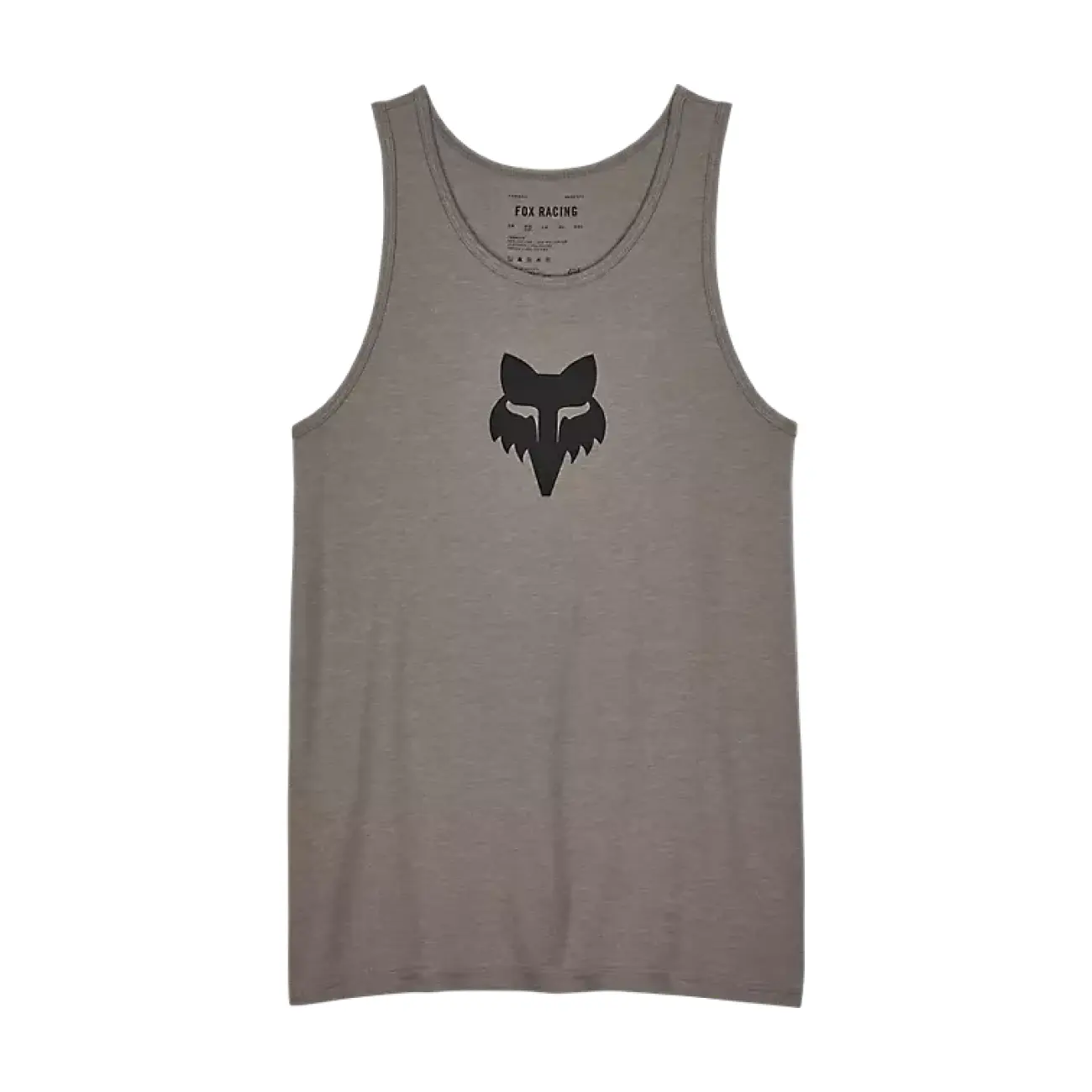 FOX Cyklistické triko bez rukávů - HEAD PREMIUM TANK - šedá