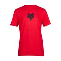 FOX Cyklistické triko s krátkým rukávem - FOX HEAD PREMIUM - červená M