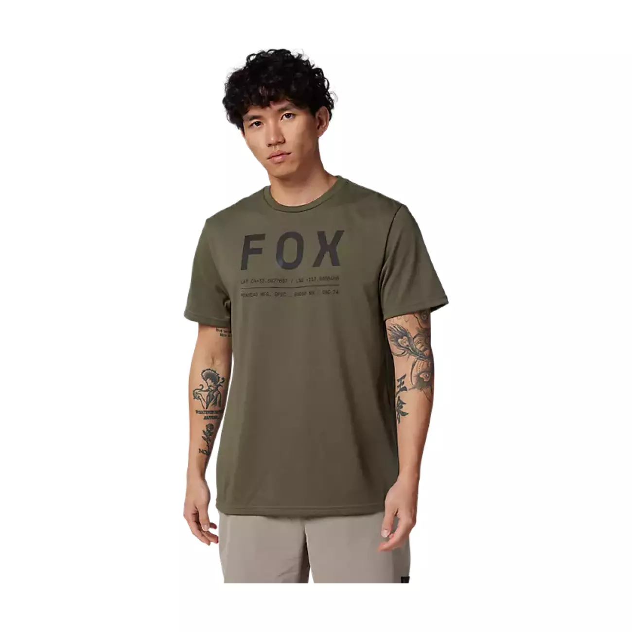 FOX Cyklistický dres s krátkým rukávem - NON STOP SS TECH - zelená M