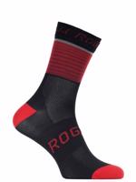 Funkční ponožky Rogelli HERO nejen pro cyklisty, černo-červené 007.904