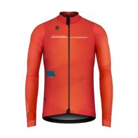 GOBIK Cyklistická zateplená bunda - SKIMO PRO THERMAL - oranžová XL